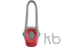 Plastic and silicone bicycle light