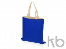 Сумка для шопинга «Twin» двухцветная из хлопка, 180 г/м2