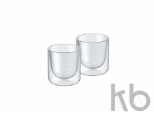 Набор стаканов из двойного стекла ALFI, 80мл