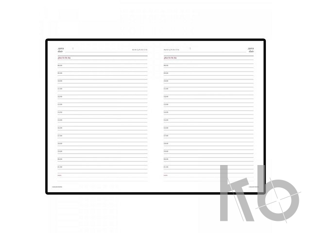 Ежедневник недатированный А6+ «Sidney Nebraska»