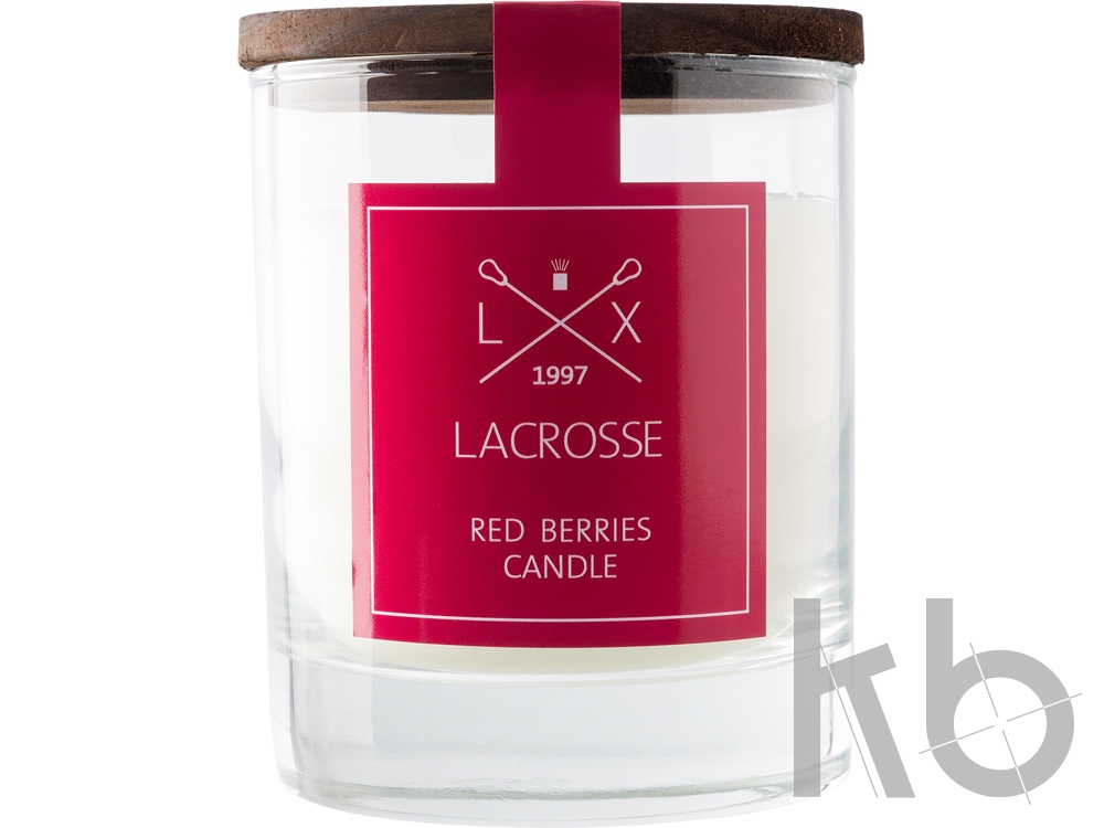 Свеча ароматическая в стекле «Красные ягоды»