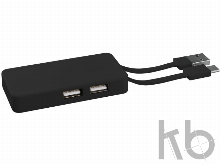 USB Hub «Grid» с двойными кабелями