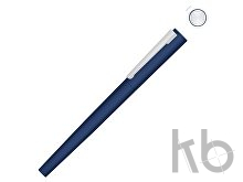 Ручка металлическая роллер «Brush R GUM» soft-touch с зеркальной гравировкой