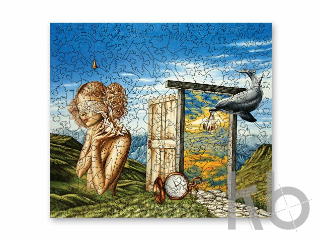 Деревянный пазл «Цветок в душе», 220 деталей