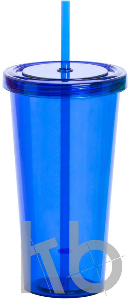 Стакан с трубочкой