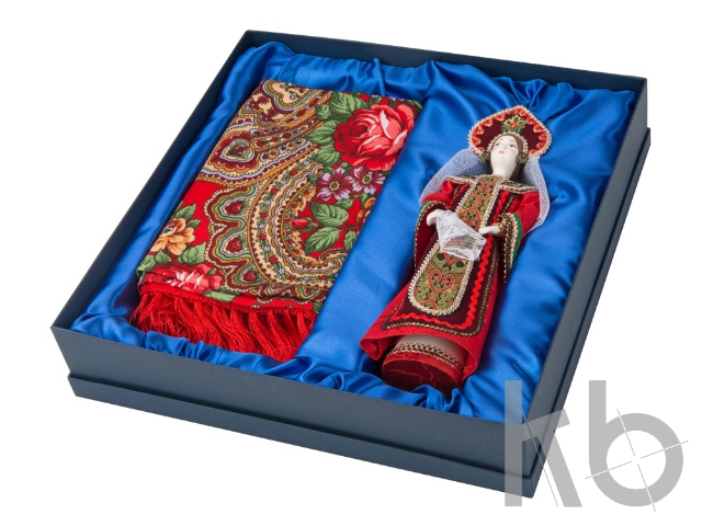 Подарочный набор «Евдокия»: кукла, платок