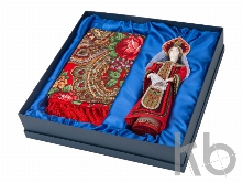 Подарочный набор «Евдокия»: кукла, платок