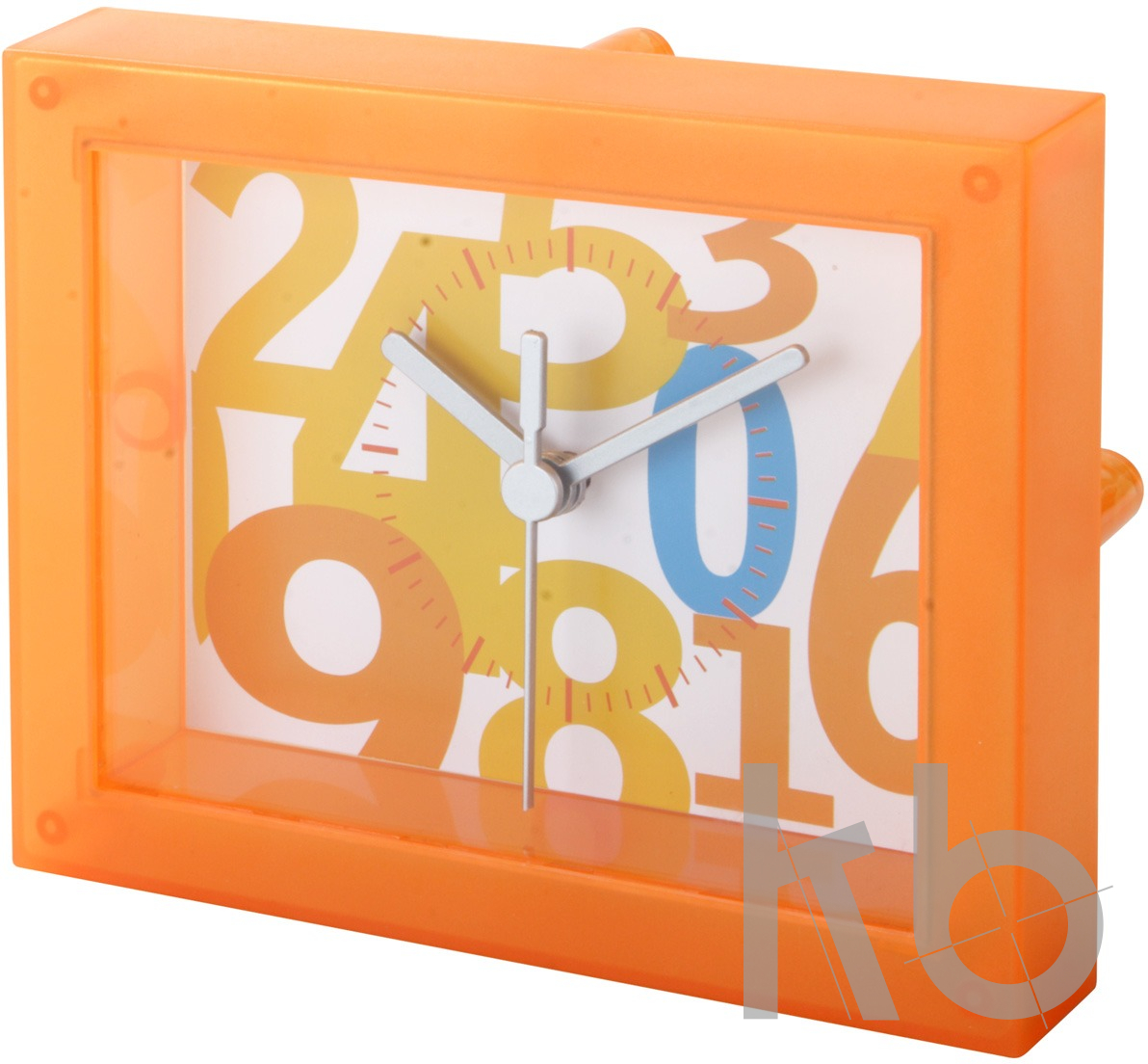 transparent table clock