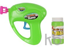 Plastic bubble gun