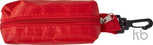Polyester pouch with pencils