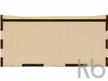 Деревянная подарочная коробка-пенал, L