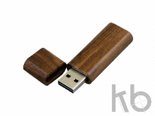 USB 2.0- флешка на 8 Гб эргономичной прямоугольной формы с округленными краями