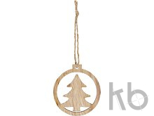 Деревянная подвеска «Natall» в форме елки
