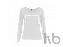 THC BUCHAREST WOMEN WH. Женская футболка с длинным рукавом