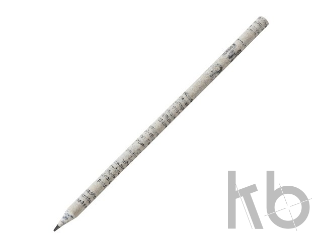 Бумажный карандаш из газет