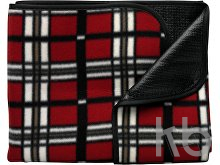 Fleece (150 gr/m²) blanket in pouch