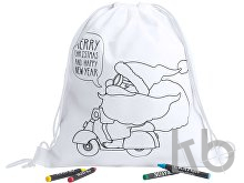 colouring drawstring bag