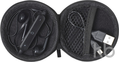 ABS pouch with earphones