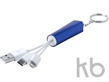Кабель-брелок micro USB, USB-C и Lightning