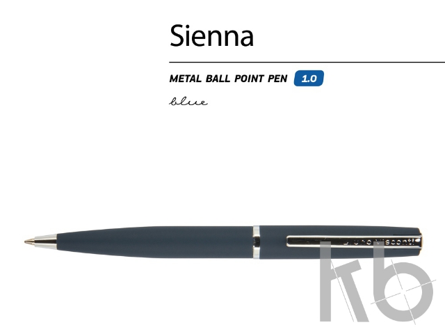 Ручка металлическая шариковая «Sienna»