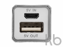 Портативное зарядное устройство «Volt», 2200 mAh