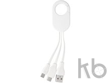 Кабель-брелок micro USB, USB-C и Lightning