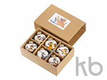 Набор новогодних шаров «Зимние узоры»