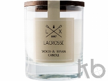 Свеча ароматическая в стекле «Дерево & Тонка»