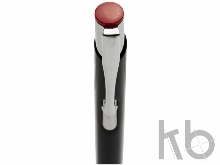 Ручка металлическая шариковая «Moneta» с цветной кнопкой