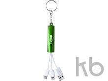 Кабель-брелок micro USB, USB-C и Lightning