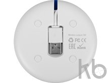 Беспроводное зарядное устройство «Disc» со встроенным кабелем 2 в 1