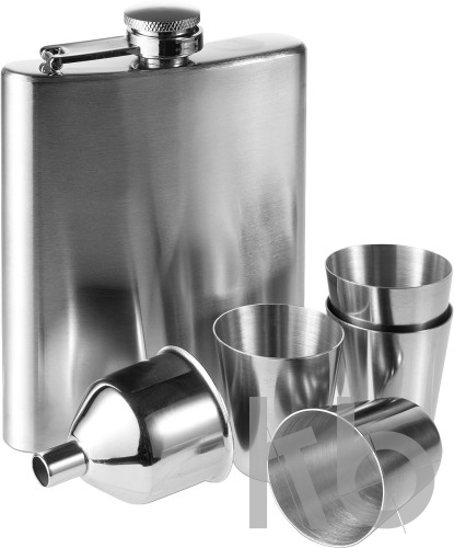 Stainless steel hip flask