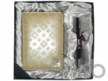 Набор: ручка шариковая, обложка для паспорта