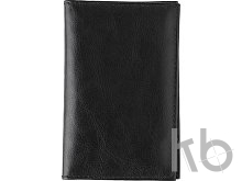 Split leather credit card wallet