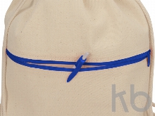 Рюкзак-мешок «Lark» хлопковый с цветной молнией