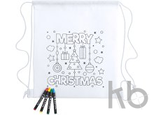 colouring drawstring bag