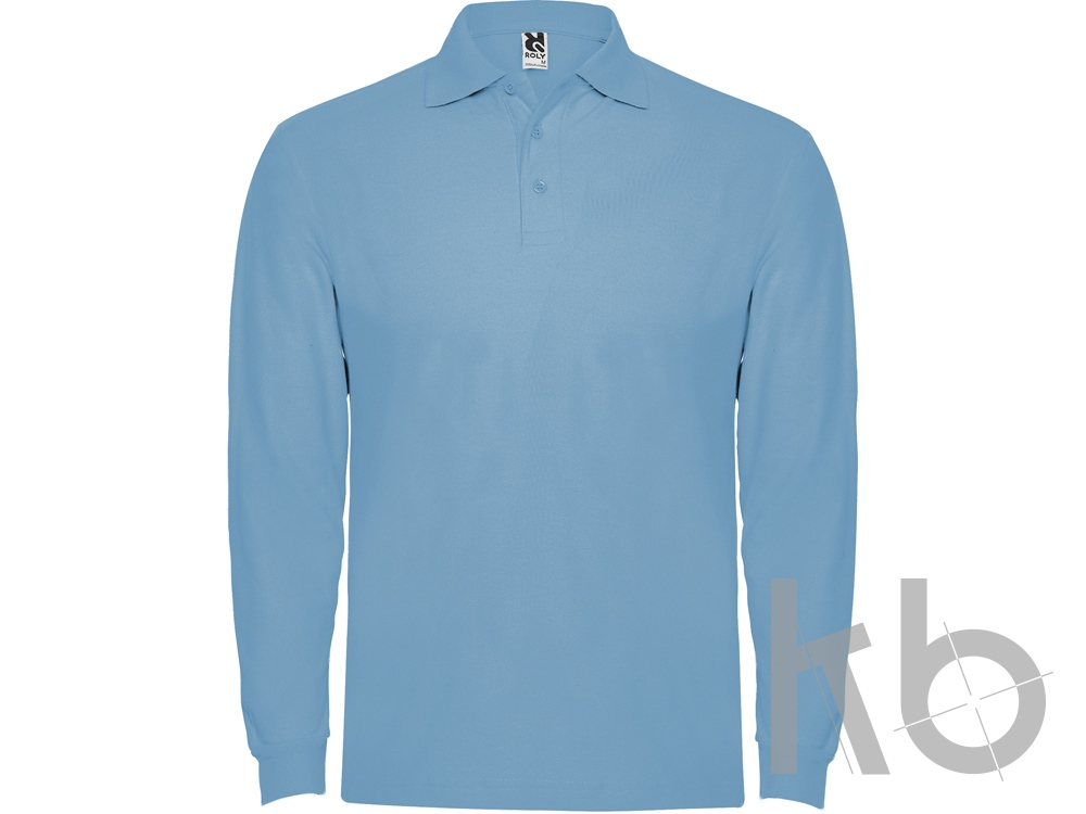 Рубашка поло «Estrella» мужская с длинным рукавом