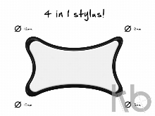 Стилус-салфетка для экранов 