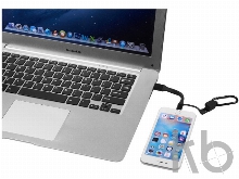 Кабель для зарядки «Fold» 3-в-1 с карабином