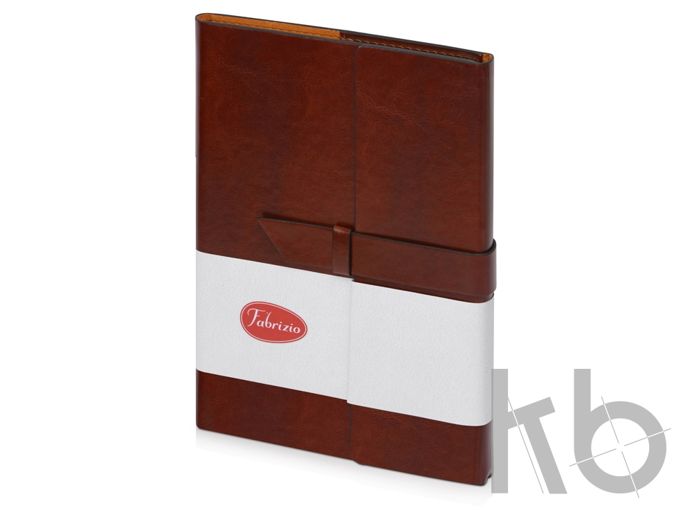 Бизнес-блокнот А5 с клапаном «Fabrizio»