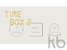 Часы с беспроводным зарядным устройством «Timebox 2»