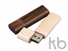USB 2.0- флешка на 32 Гб эргономичной прямоугольной формы с округленными краями