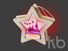 Новогодняя подвеска с подсветкой «Звезда»