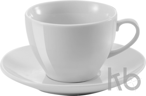 Porcelain cup and saucer