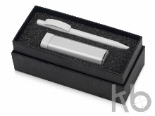 Подарочный набор White top с ручкой и зарядным устройством