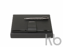 Подарочный набор: блокнот А5 с USB-флешкой на 16 Гб, ручка шариковая