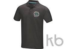 Рубашка поло «Graphite» из натуральных материалов, мужская