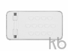 Портативное зарядное устройство «Bubble Bang», 5 цветов подсветки, 5000 mAh