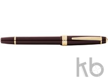 Ручка перьевая «Bailey Light Polished Burgundy Resin and Gold Tone», перо F