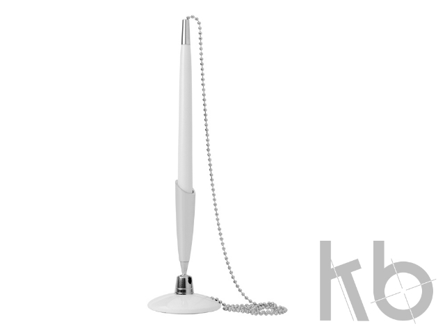 Ручка пластиковая шариковая на подставке «Холд»